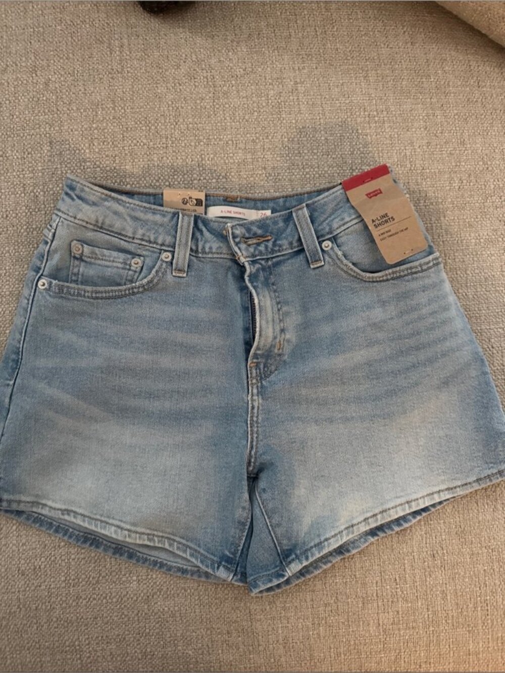 High-Rise A-Line Shorts - Picture 1 of 1